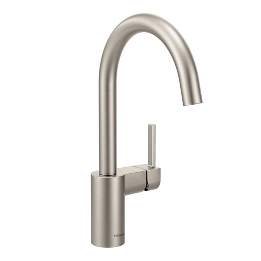 Moen Align Single Handle High Arc Modern Pull Down Sprayer Kitchen Faucet, Stainless Steel