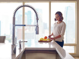 Moen Align Single Handle High Arc Pull Down Sprayer Kitchen Faucet, Chrome image 5