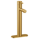 Moen Align Single Handle High Arc Vessel Single Hole Bathroom Sink Faucet, WaterSense Certified, Brushed Gold image 2