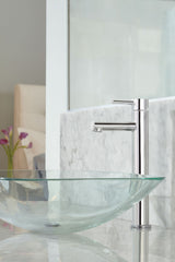 Moen Align Single Handle High Arc Vessel Single Hole Bathroom Sink Faucet, WaterSense Certified, Chrome image 2