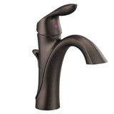 Moen Align Single Handle Single Hole Bathroom Sink Faucet, Rubbed Bronze