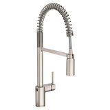 Moen Align Single Handle Touchless Pull Down Sprayer Kitchen Faucet with MotionSense, Stainless Steel
