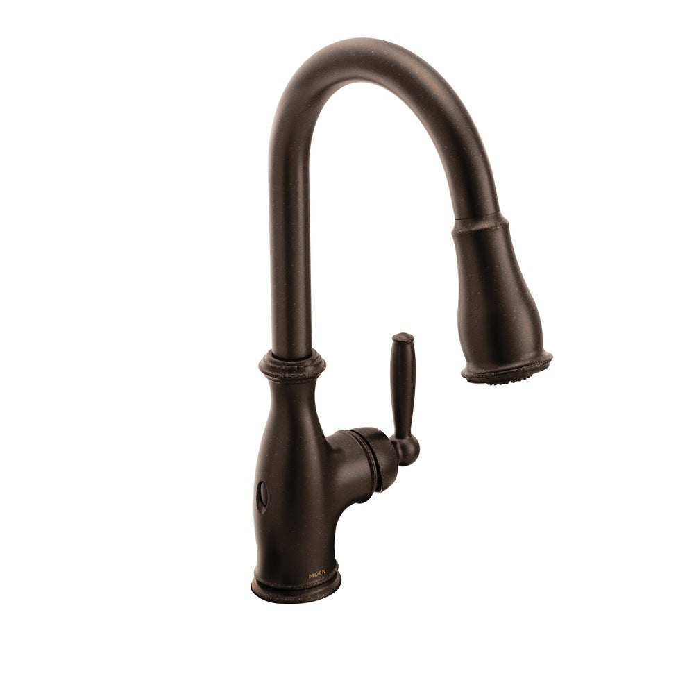 Moen Arbor Single Handle Touchless Sprayer Kitchen Faucet with MotionSense & Power Clean, Oil Rubbed Bronze