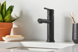 Moen Arlys Single Handle Bathroom Faucet, Matte Black image 3