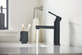 Moen Arlys Single Handle Bathroom Faucet, Matte Black image 4