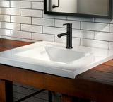 Moen Arlys Single Handle Bathroom Faucet, Matte Black image 5