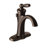 Moen Brantford Single Handle High Arc Single Hole Bathroom Sink Faucet, WaterSense Certified, Oil Rubbed Bronze