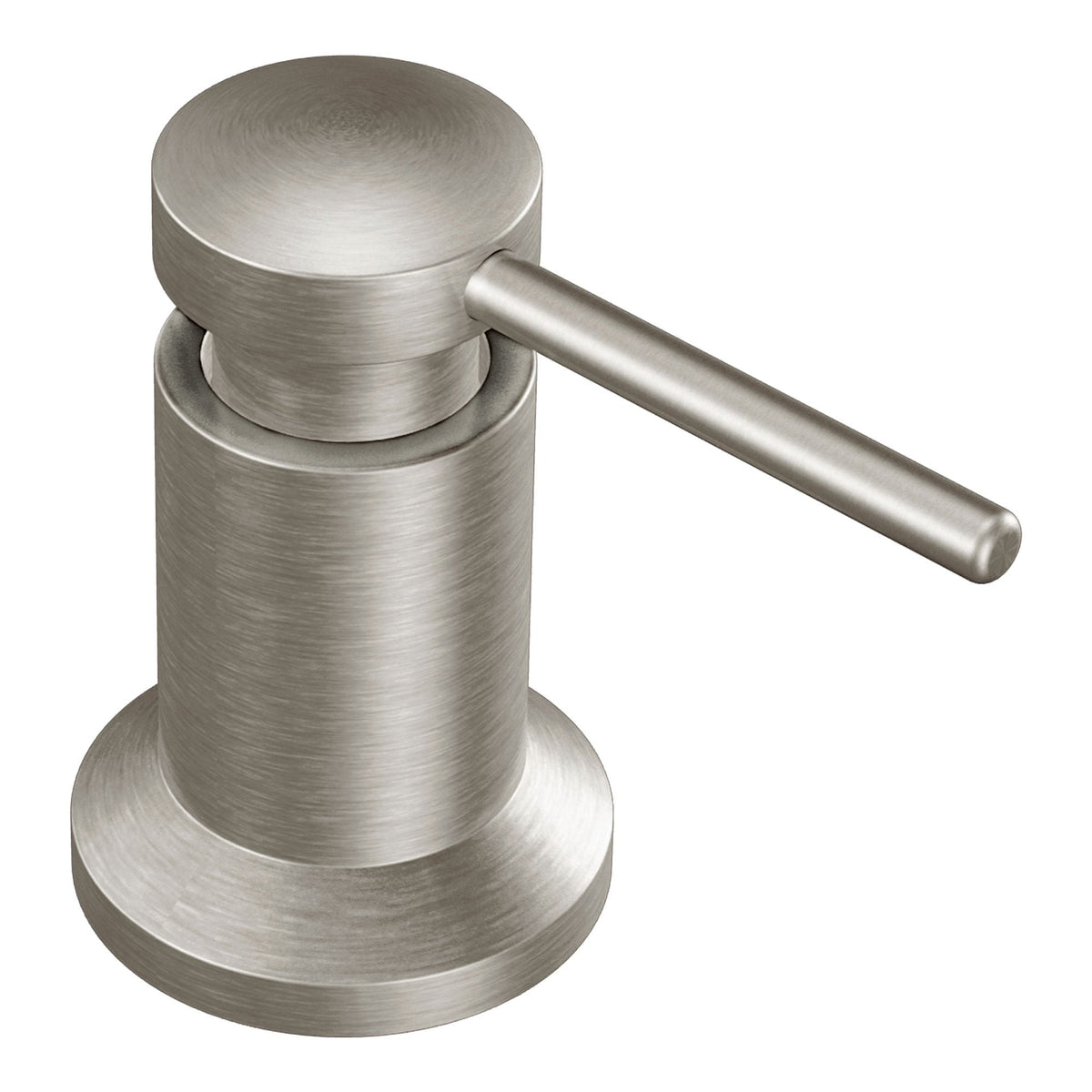 Moen Core Deck Mounted Kitchen Soap Dispenser with Refillable Bottle, Spot Resist Stainless Steel