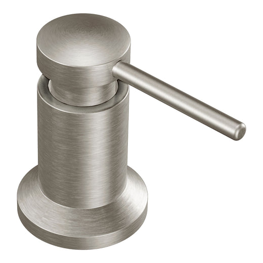 Moen Core Deck Mounted Kitchen Soap Dispenser with Refillable Bottle, Spot Resist Stainless Steel