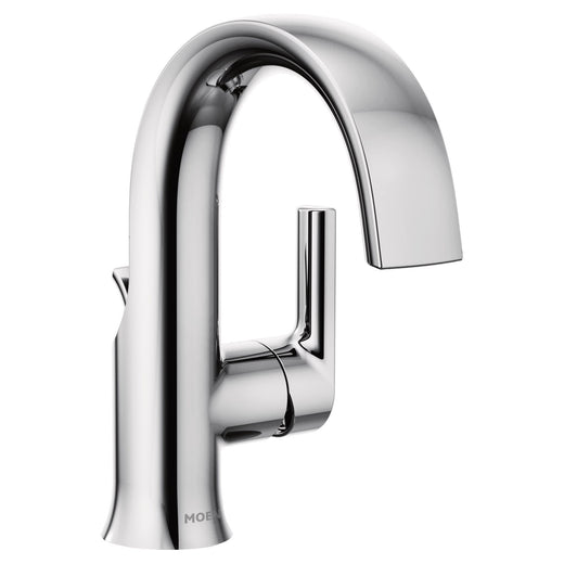 Moen Doux Single Handle High Arc Bathroom Sink Faucet, Chrome
