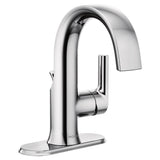 Moen Doux Single Handle High Arc Bathroom Sink Faucet, Chrome image 2