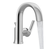 Moen Doux Single Handle High Arc Bathroom Sink Faucet, Chrome image 3