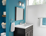 Moen EVA Dual Vanity Lighting Fixture, Chrome image 2