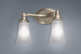 Moen EVA Dual Vanity Lighting Fixture, Chrome image 8