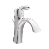Moen Eva Single Handle High Arc Single Hole Bathroom Sink Faucet, WaterSense Certified, Chrome image 2