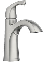 Moen Lindor Single Handle Bathroom Faucet, Spot Resist Brushed Nickel image 2