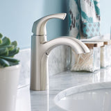 Moen Lindor Single Handle Bathroom Faucet, Spot Resist Brushed Nickel image 6
