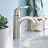 Moen Lindor Single Handle Bathroom Faucet, Spot Resist Brushed Nickel image 7