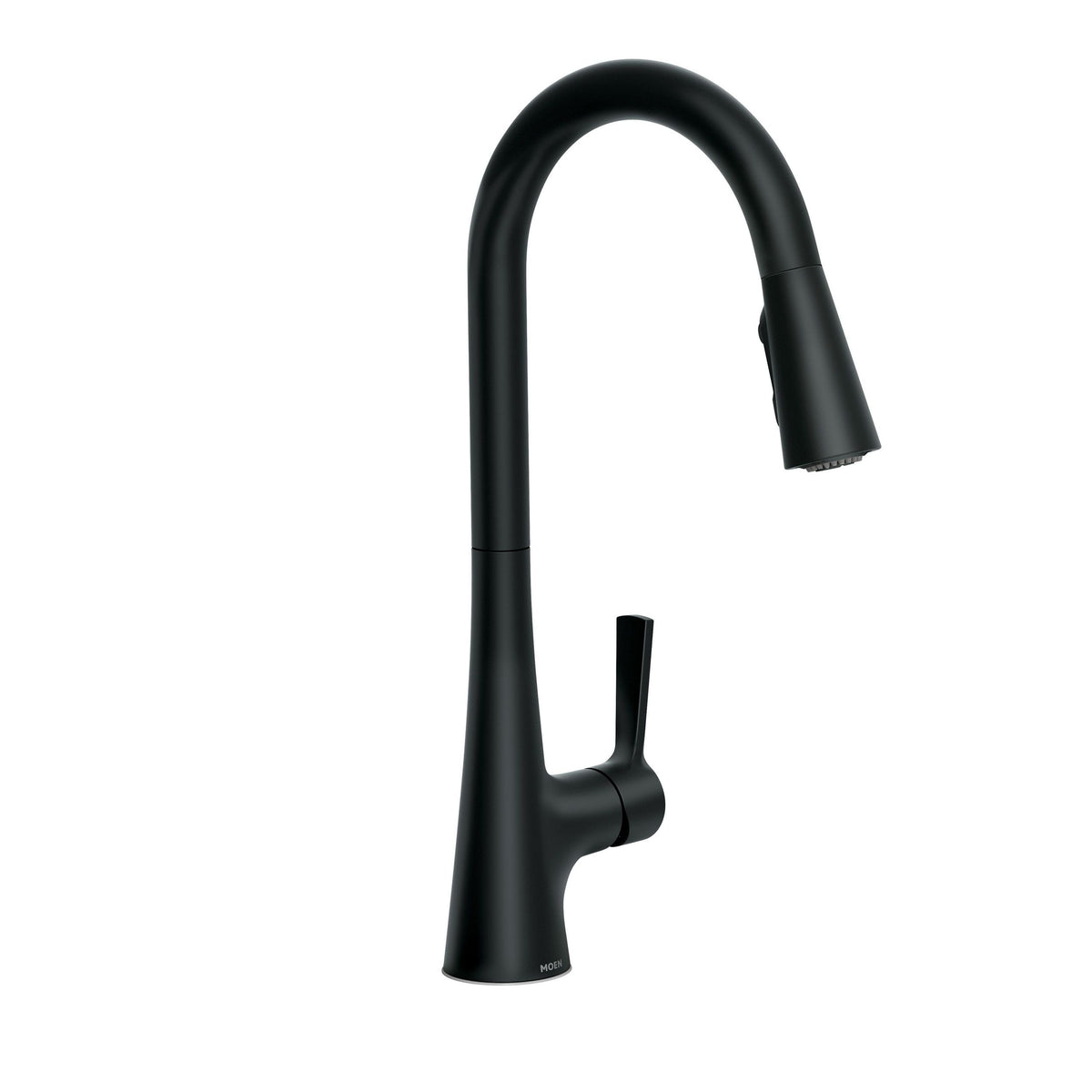 Moen Mikah 1-Handle Pull Down Kitchen Faucet, Matte Black