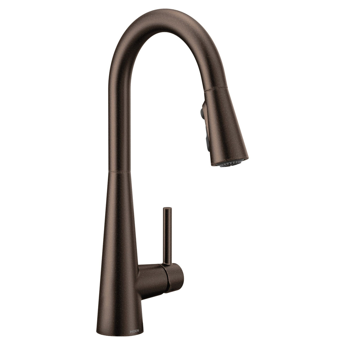 Moen Sleek Single Handle High Arc Pull Down Kitchen Faucet, Oil Rubbed Bronze