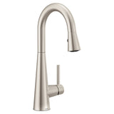 Moen Sleek Single Handle High Arc Pull Down Spot-Resist Kitchen Faucet, Stainless Steel