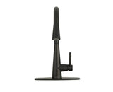 Moen Sleek Single Handle High Arc Pull Down Sprayer Kitchen Faucet with Power Boost, Matte Black image 2