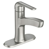 Moen Tilson Single-Handle Brushed Nickel Bathroom Lavatory/Bathroom Sink Faucet with Spot Resist image 2