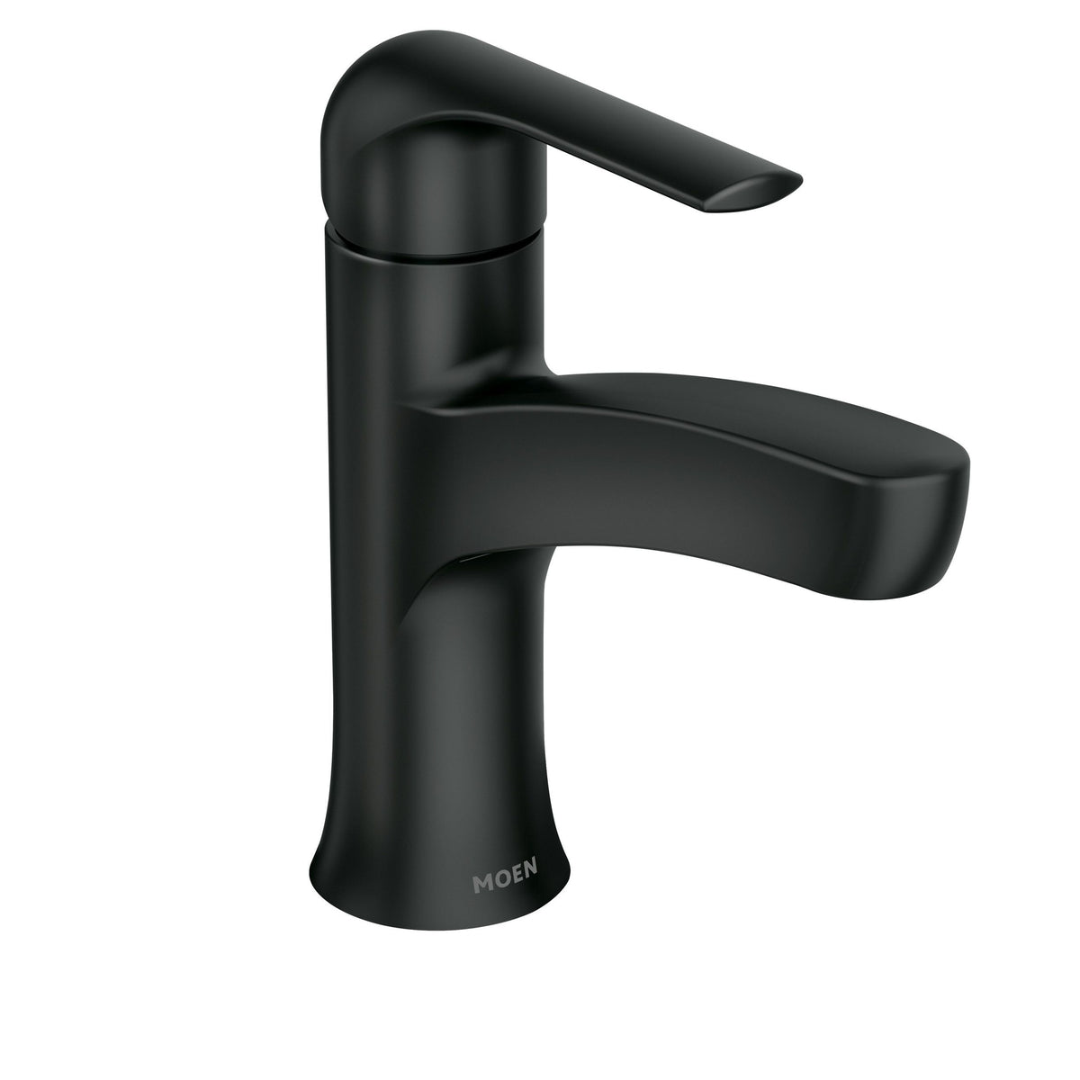 Moen Tilson Single-Handle Matte Black Bathroom Lavatory/Bathroom Sink Faucet