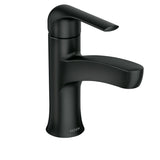Moen Tilson Single-Handle Matte Black Bathroom Lavatory/Bathroom Sink Faucet