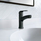 Moen Tilson Single-Handle Matte Black Bathroom Lavatory/Bathroom Sink Faucet image 6