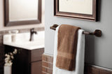 Moen Voss Double Handle High Arc Single Hole Bathroom Sink Faucet, WaterSense Certified, Oil Rubbed Bronze image 5