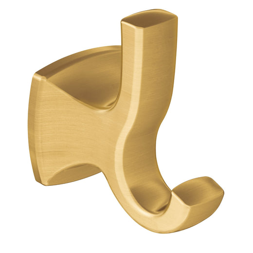 Moen Voss Double Robe Hook, Brushed Gold