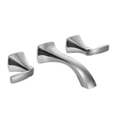 Moen Voss Two-Handle Wall Mount Bathroom Faucet Trim Kit (Valve Required), Chrome