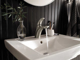 Moen Zarina Single Handle Bathroom Faucet, Spot Resist Brushed Nickel image 4