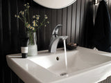Moen Zarina Single Handle High Arc Bathroom Faucet, Chrome image 4