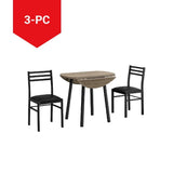 Monarch Specialties Dining Set, Taupe, 3-pc image 4