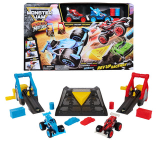 Monster Jam 1:64 Deluxe Light Up Playset