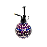 Mosaic Glass Plant Watering Mister, 10-oz Mist Spray Bottle for Indoor Plants