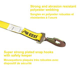 MotoMaster 10,000-lb Commercial Ratchet Tie Down Straps, with Snap Hook, 2-in x 8-ft image 3
