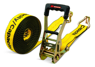MotoMaster 10,000-lb Commercial Ratchet Tie Down Straps, with Ultra Padded Handles, 2-in x 30-ft