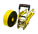 MotoMaster 10,000-lb Ratchet Tie Down Strap, Abrasion Resistant, 2-in x 27-ft