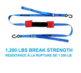MotoMaster 1,200-lb Motorcycle Tie Down Strap, 1 3/8-in x 12-ft image 3