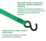 MotoMaster 1,200-lb Retractable Ratchet Tie Down Straps, 1-in x 10-ft (2.54 cm x 3 m), 2-pk image 3
