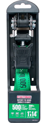 MotoMaster 1,500-lb Endless Padded Ratchet Tie Down Strap, Weatherproof, 1-in x 14-ft image 2