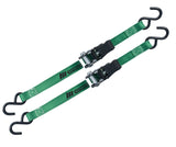 MotoMaster 1,500-lb Padded Ratchet Tie Down Straps, Weatherproof, 1-in x 6-ft, 2-pk image 3