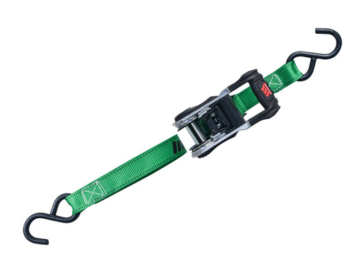 MotoMaster 1,500-lb Ratchet Tie Down Straps, with Padded Handle, 1-in x 14-ft