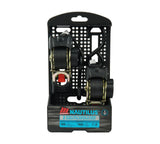 MotoMaster 1,500-lb Retractable Transom Tie Down Strap, 1-in x 6-ft (2.54 cm x 1.8 m), 2-pk image 2