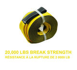 MotoMaster 20,000-lb Tow Strap, 4-in x 30-ft image 3