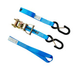 MotoMaster 3,000-lb Heavy Duty Motorcycle Ratchet Tie Down Strap, 1-in x 6-ft, 2-pk image 4