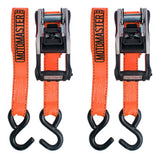 MotoMaster 3,000-lb Heavy-Duty Ratchet Tie Down Straps, with Power Grip Padded Handles, 1.25-in x 10-ft, 2-pk image 3
